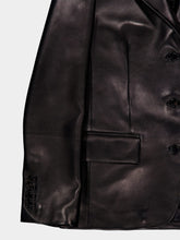 Gucci Black Shiny Leather Jacket