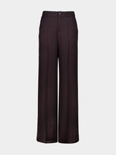 Gucci Deep Chocolate Straight-Fit Horsebit Silk Trousers