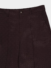 Gucci Deep Chocolate Straight-Fit Horsebit Silk Trousers
