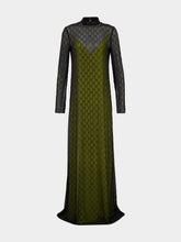 Gucci Embroidered Light Silk Georgette Dress