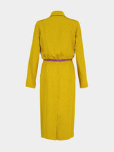 Gucci Hazelnut Cream GG Midi Dress in Viscose