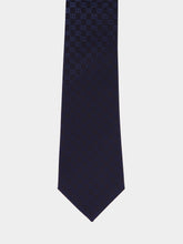 Gucci Dark Blue and Light Blue GG Silk Jacquard Tie