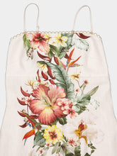 Zimmermann Lexi Column Strapless Floral Maxi Dress