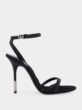 Gucci Black Calfskin High-Heel Sandals