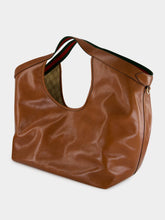 Gucci Giglio Large Tote Bag in Dark Brown Glossy Leather