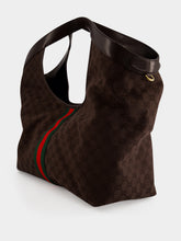 Gucci Dark Brown Giglio Large Tote Bag