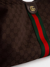 Gucci Dark Brown Giglio Large Tote Bag