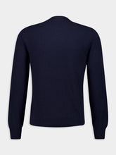 Piacenza 1733 Blue Cashmere Crewneck Sweater