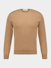 Piacenza 1733 Light Brown Crewneck Cashmere Sweater