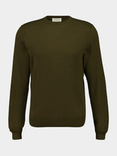 Piacenza 1733 Brown Cashmere Crewneck Sweater