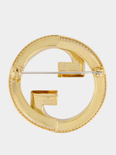 Gucci Gold Blondie Crystal Brooch