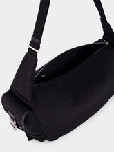 Gucci Black GG Canvas Large Crossbody Bag