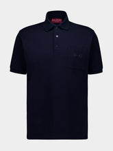 Gucci Night Blue Cotton Polo Shirt