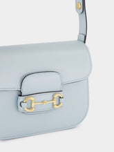 Gucci Light Blue Horsebit 1955 Small Shoulder Bag