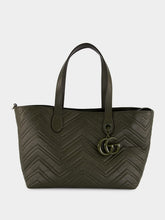 Gucci Forest Green GG Marmont Medium Tote Bag