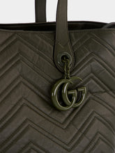 Gucci Forest Green GG Marmont Medium Tote Bag