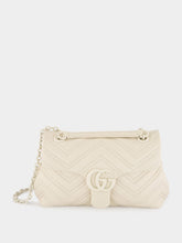 Gucci Ivory GG Marmont Small Shoulder Bag