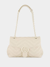 Gucci Ivory GG Marmont Small Shoulder Bag