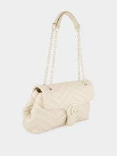 Gucci Ivory GG Marmont Small Shoulder Bag