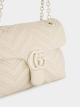 Gucci Ivory GG Marmont Small Shoulder Bag
