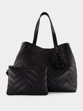 Gucci Black GG Marmont Large Tote Bag
