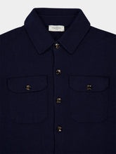 Piacenza 1733 Navy Cashmere Shirt Jacket