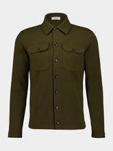 Piacenza 1733 Brown Cashmere Button-Up Shirt Jacket
