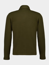 Piacenza 1733 Brown Cashmere Button-Up Shirt Jacket