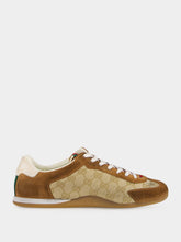 Gucci Beige and Brown GG Canvas Shift Trainers