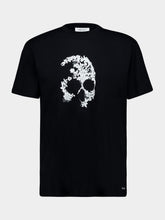 McQueen Black Lace Skull T-Shirt