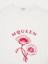 McQueen White and Red McQueen Poppy T-Shirt