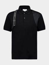 McQueen Black Harness Polo Shirt