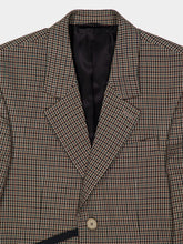 Balenciaga Wrap Tailored Jacket in Khaki and Brown