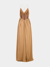 Zimmermann Sand Silk Slip Dress
