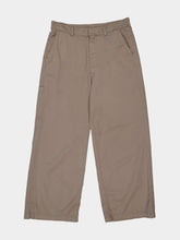 Balenciaga New Beige Cotton Workwear Pants