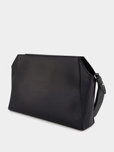 McQueen Black Farringdon Calfskin Leather Pouch