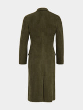Balenciaga Standard Coat in Khaki and Brown
