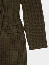 Balenciaga Standard Coat in Khaki and Brown