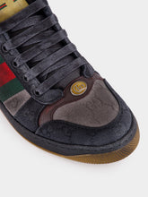 Gucci Dark Blue Low-Top Calfskin Sneakers