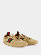 Gucci Light Beige GG Canvas Shift Trainers