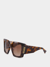 Gucci Brown Tortoiseshell Cat-Eye Sunglasses