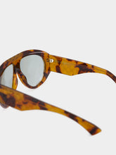 Gucci Tortoiseshell Mask Frame Sunglasses