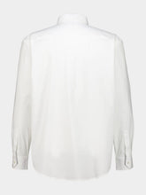 Saint Laurent White Oversized Cotton Poplin Shirt