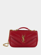 Saint Laurent Deep Red Loulou Mini in Lambskin
