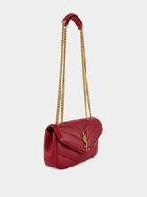 Saint Laurent Deep Red Loulou Mini in Lambskin