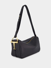 Gucci Black Half Horsebit Medium Shoulder Bag