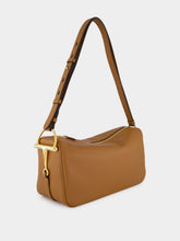 Gucci Brown Leather Half Horsebit Medium Shoulder Bag