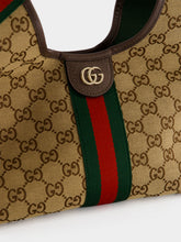 Gucci Beige and Brown Giglio Small Tote Bag