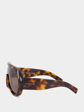 Gucci Dark Brown Tortoiseshell Frame Sunglasses