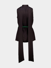 Gucci Deep Chocolate Silk Jacquard Horsebit Top